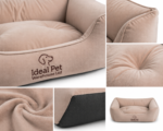 Orthopedic Plush Dog Bed Sofa – Soft Washable Pet Couch with Anti-Slip Base Ideal Pet Warehouse Ltd - Image 3
