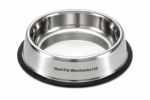 Stainless Steel Pet Bowl with Anti-Slip Base – Durable Dog & Cat Feeding Bowl, Non-Skid Food & Water Dish Ideal Pet Warehouse Ltd