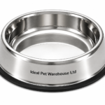 Stainless Steel Pet Bowl with Anti-Slip Base – Durable Dog & Cat Feeding Bowl, Non-Skid Food & Water Dish Ideal Pet Warehouse Ltd