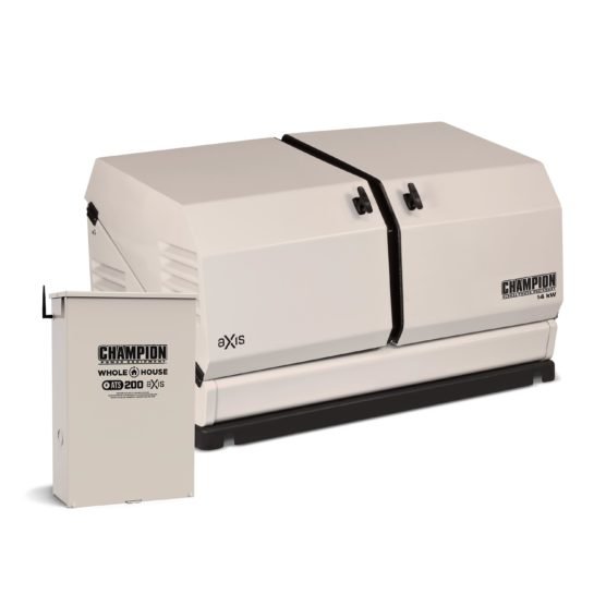 100839-home-standby-generator_cb45773a-7f21-4d34-891a-f74b249500be Champion 14-kW aXis Home Standby Generator with 200-Amp Whole House Switch (US) - Image 1