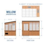 9×6 Willow Greenhouse - Image 2