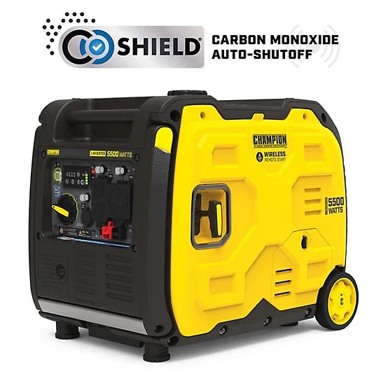 2513497 New!Champion Power Equipment 5500Watt Wireless Remote Start RV Ready Portable Inverter Generator with Quiet Technology & CO Shield - Image 1