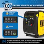 New!Champion Power Equipment 5500Watt Wireless Remote Start RV Ready Portable Inverter Generator with Quiet Technology & CO Shield - Image 4