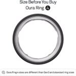 Oura Ring 4 – Silver – Size 8