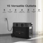 EF ECOFLOW Portable Power Station 3600Wh DELTA Pro, 120V AC Outlets x 5, 3600W, 2.7H Fast Charge, Lifepo4 Power Station - Image 27