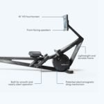 Hydrow Wave Rowing Machine with 16″ HD Touchscreen, Speakers, Foldable, Home Workouts - Image 8