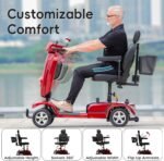 Heavy Duty Electric Mobility Scooter for Adults & Seniors, 16–32 Mile Range, 500–1000W, Off-Road - Image 15