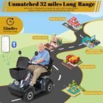 Heavy Duty Electric Mobility Scooter for Adults & Seniors, 16–32 Mile Range, 500–1000W, Off-Road - Image 28