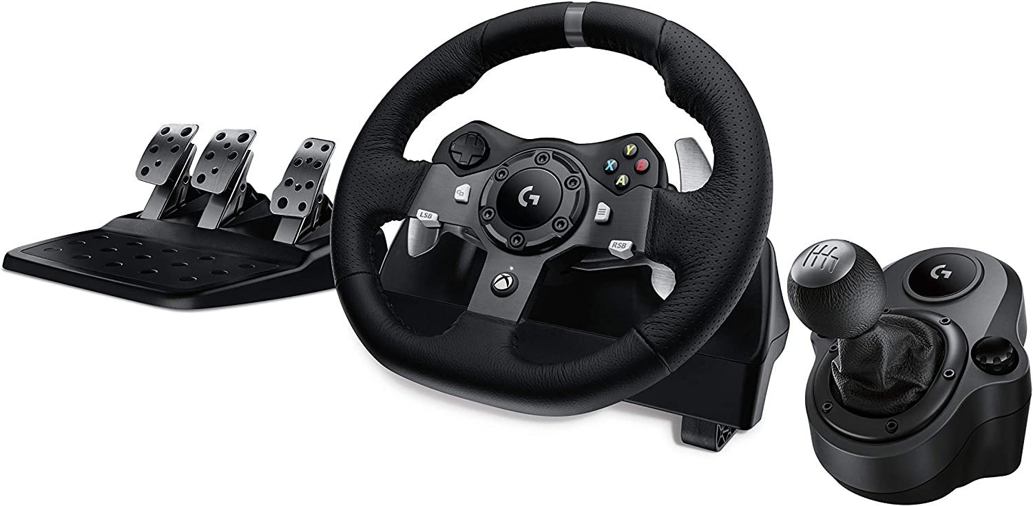 71F0_B3PeJL._AC_SL1500 Logitech G920 Driving Force Racing Wheel + Logitech G Driving Force Shifter Bundle - Image 1