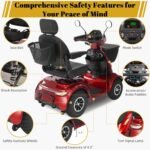 Heavy Duty Electric Mobility Scooter for Adults & Seniors, 16–32 Mile Range, 500–1000W, Off-Road - Image 8