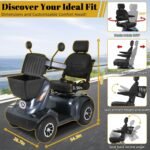 Heavy Duty Electric Mobility Scooter for Adults & Seniors, 16–32 Mile Range, 500–1000W, Off-Road - Image 30