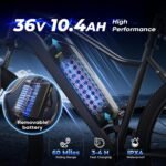 Electric Bike for Adults, 750–1000W, 60 Mile Range, 20MPH, 20″/26″ Tires, Mountain & Commuting - Image 10