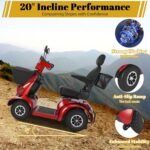 Heavy Duty Electric Mobility Scooter for Adults & Seniors, 16–32 Mile Range, 500–1000W, Off-Road - Image 10