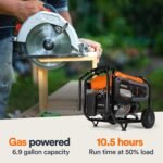 Generac 8,125 Starting Watt Portable Gas Generator – Includes Extension Cord - Image 59