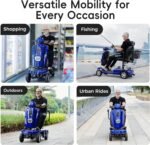 Heavy Duty Electric Mobility Scooter for Adults & Seniors, 16–32 Mile Range, 500–1000W, Off-Road - Image 4