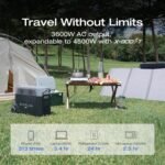 EF ECOFLOW Portable Power Station 3600Wh DELTA Pro, 120V AC Outlets x 5, 3600W, 2.7H Fast Charge, Lifepo4 Power Station - Image 3