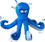 Blue Octopus Dog Toy – Tough Chew, Squeaky & Interactive Fun