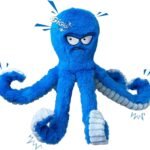 Blue Octopus Dog Toy – Tough Chew, Squeaky & Interactive Fun