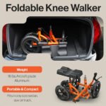 Super Handy GUT148 Aluminum Height Adjustable Knee Walker - Image 4