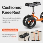 Super Handy GUT148 Aluminum Height Adjustable Knee Walker - Image 6