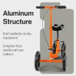 Super Handy GUT148 Aluminum Height Adjustable Knee Walker - Image 7