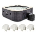 Intex 6 – Person 140 – Jet Vinyl Inflatable Hot Tub - Image 2
