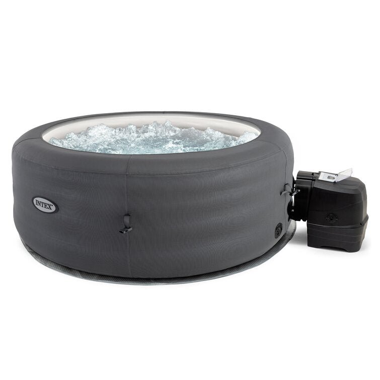 Intex Simplespa 4 Person Inflatable Portable Hot Tub W/ Energy Efficient Cover - Image 1