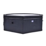 Jleisure Aegean 6 – Person 90 – Jet Hexagon Hot Tub in Black