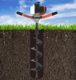 Yard Force Earth Auger 8″ Gas Powered 2-Cycle YF52-8 New - Image 2
