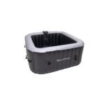 ZACHVO 120 Volt 3 – Person 120 – Jet Square Inflatable Hot Tub in Black - Image 16