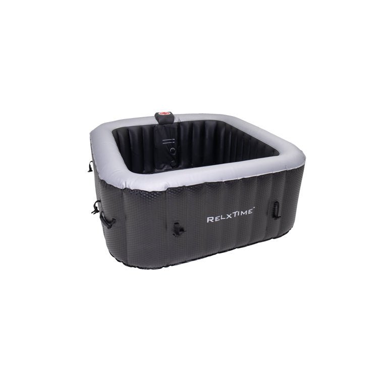 ZACHVO 120 Volt 3 – Person 120 – Jet Square Inflatable Hot Tub in Black - Image 16