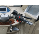 GIO GOLF ENCLOSED MOBILITY SCOOTER 60V 1200W, top speed 18mph, Range up to 30 miles, backup camera, heater, fan, alarm, media center, 500lb load capacity - Image 7