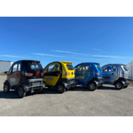 GIO GOLF ENCLOSED MOBILITY SCOOTER 60V 1200W, top speed 18mph, Range up to 30 miles, backup camera, heater, fan, alarm, media center, 500lb load capacity - Image 14