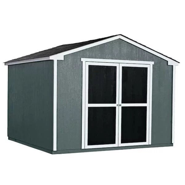 multi-handy-home-products-wood-sheds-18250-1-64_600-1 Handy Home Products Princeton 10 ft. x 10 ft. Wood Storage Shed - Image 1