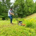 Yard Force YF22-HWT High-Wheeled Trimmer Gas Powered Walk-Behind 22″ 163cc Engine New - Image 3