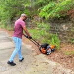 Yard Force YF22-HWT High-Wheeled Trimmer Gas Powered Walk-Behind 22″ 163cc Engine New - Image 2